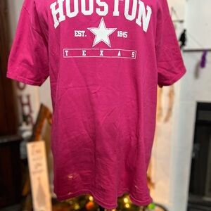 Port and Company Pink Houston Tee